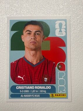 Cristiano Ronaldo Panini FIFA World Cup 2026 Official Licensed Product